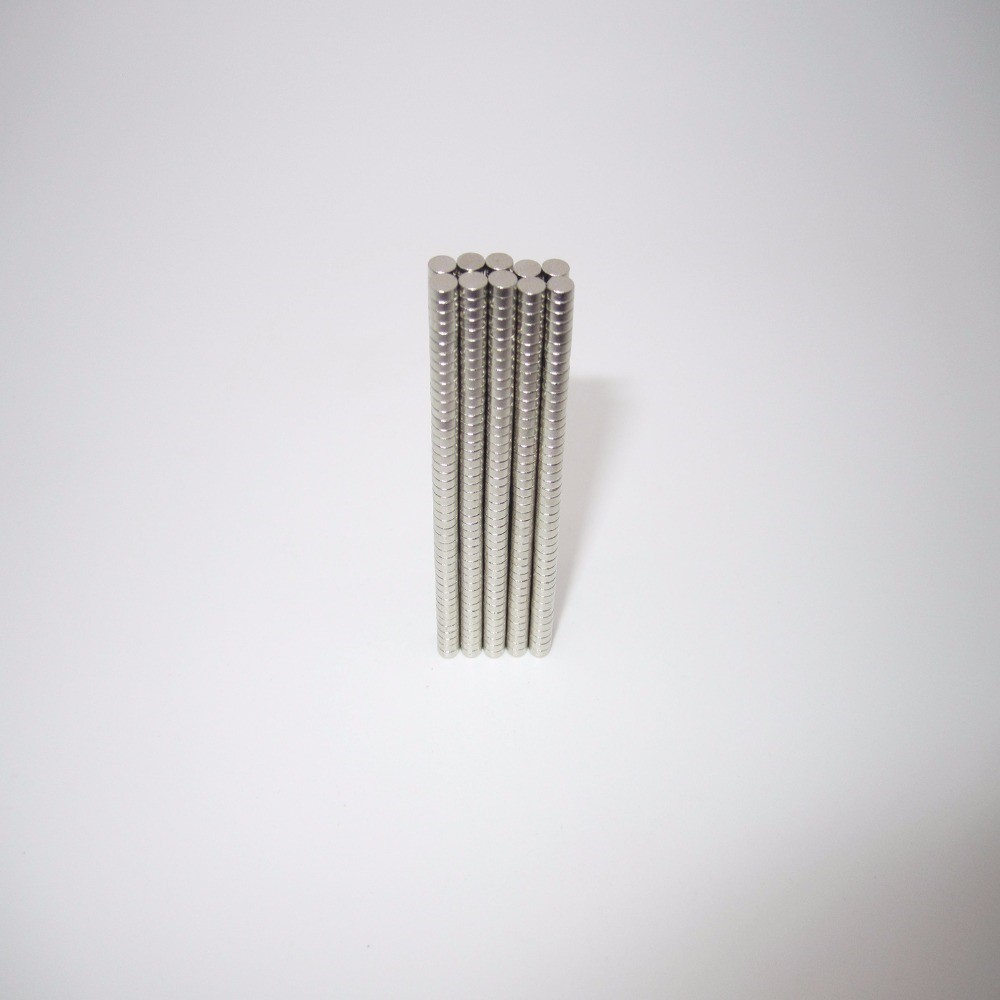 100Pcs/Set Round Powerful NdFeB Magnets for Industrial Equipment and DIY Toys, Size: 3x1mm-3
