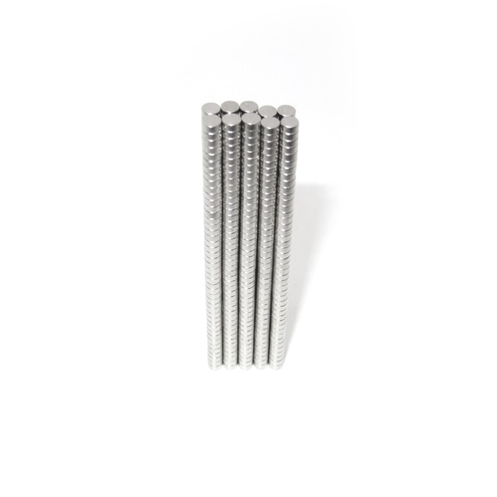 50Pcs/Set Round Powerful NdFeB Magnets for Industrial Equipment and DIY Toys, Size: 3x1mm-5