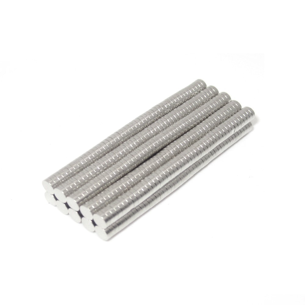 50Pcs/Set Round Powerful NdFeB Magnets for Industrial Equipment and DIY Toys, Size: 3x1mm-7