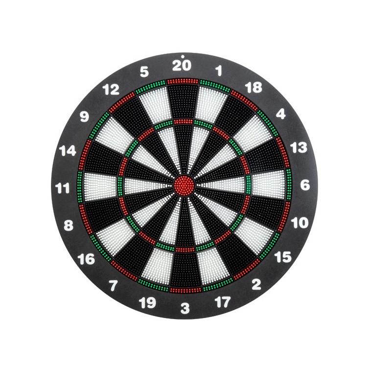 Funny Bristle Dartboard Thickening Flocking Disk with 6 Darts-2