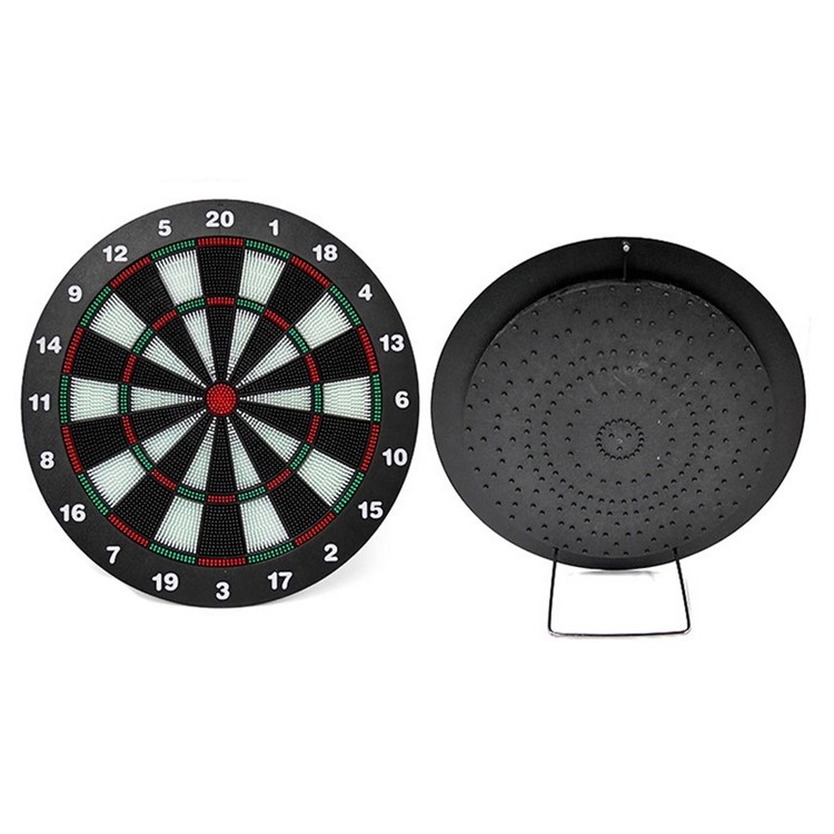 Funny Bristle Dartboard Thickening Flocking Disk with 6 Darts-9