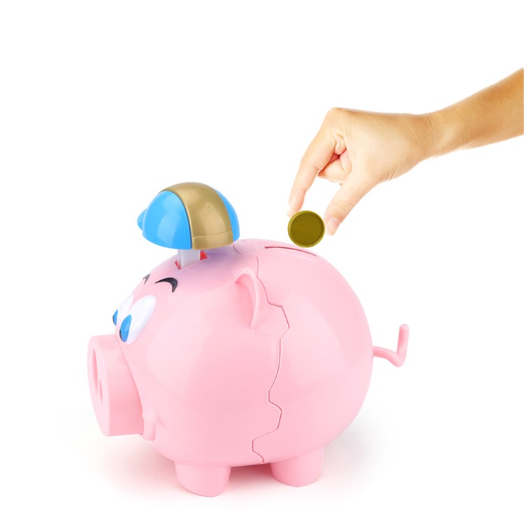 Explode Pig Piggy Bank Collect Cash Coin Money Box Toy-6