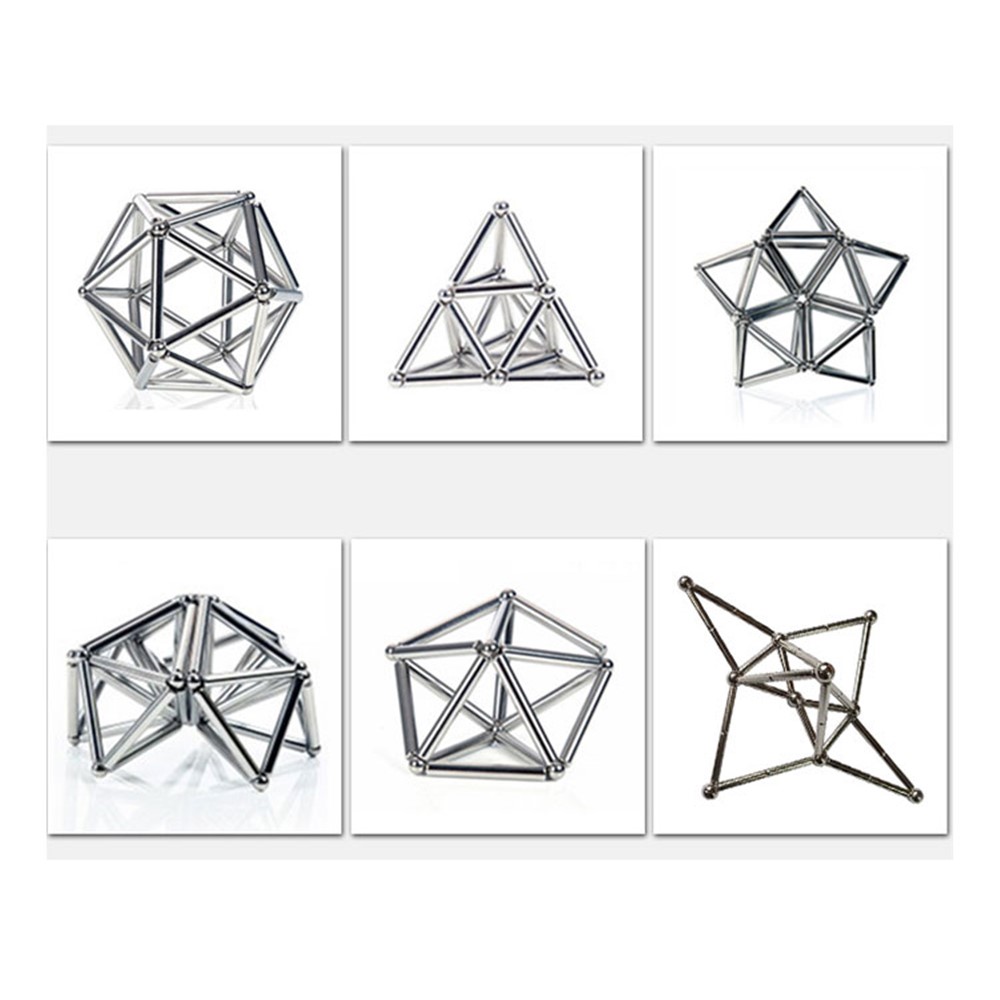 36 Magnetische Sticks Mit 27 Kugeln-17