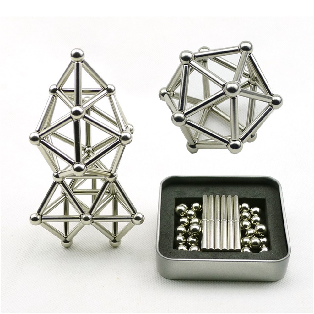 36 Magnetische Sticks Mit 27 Kugeln-8