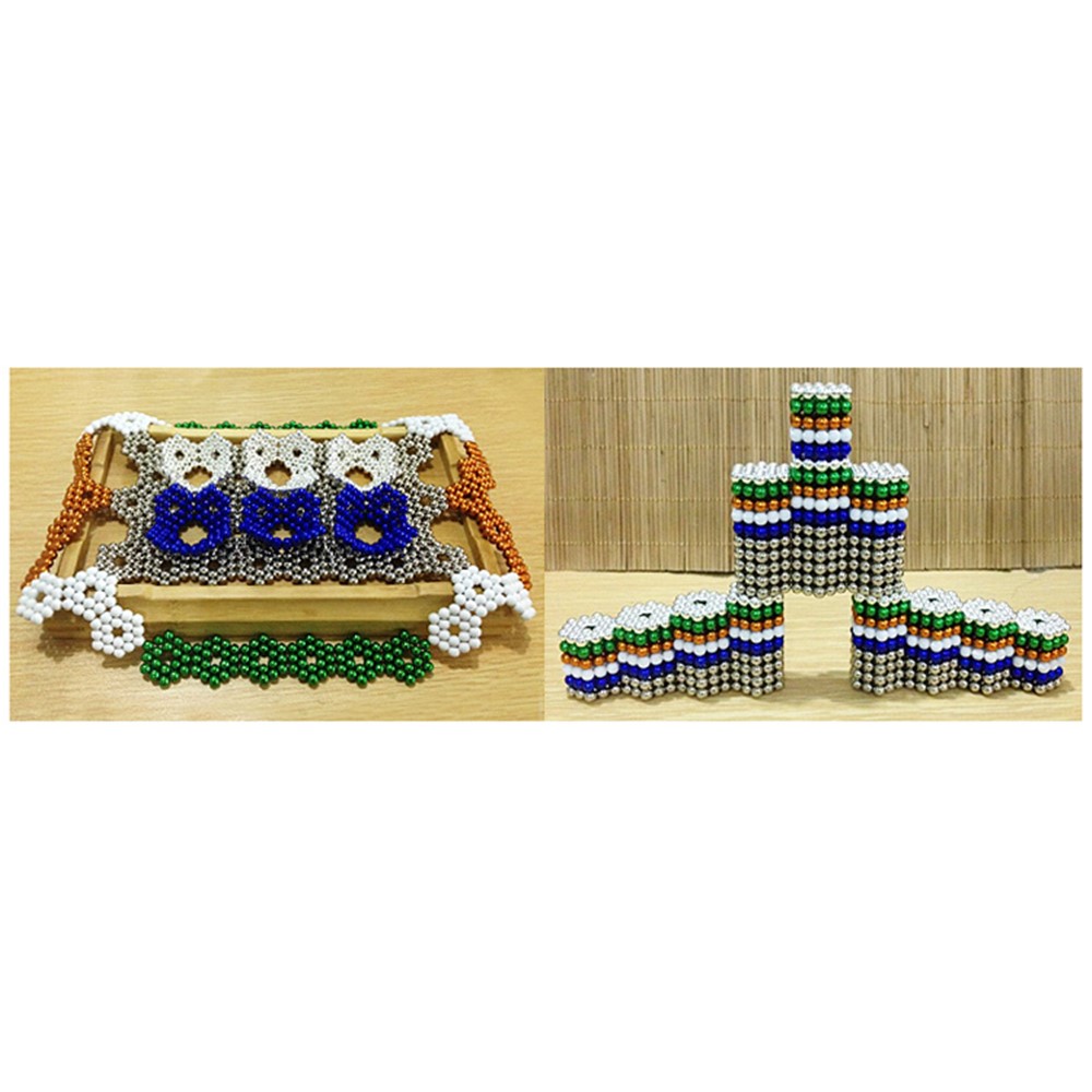 6-color 5mm DIY Magnetic Balls Magnet Buckyballs Neocube Educational Toy-12