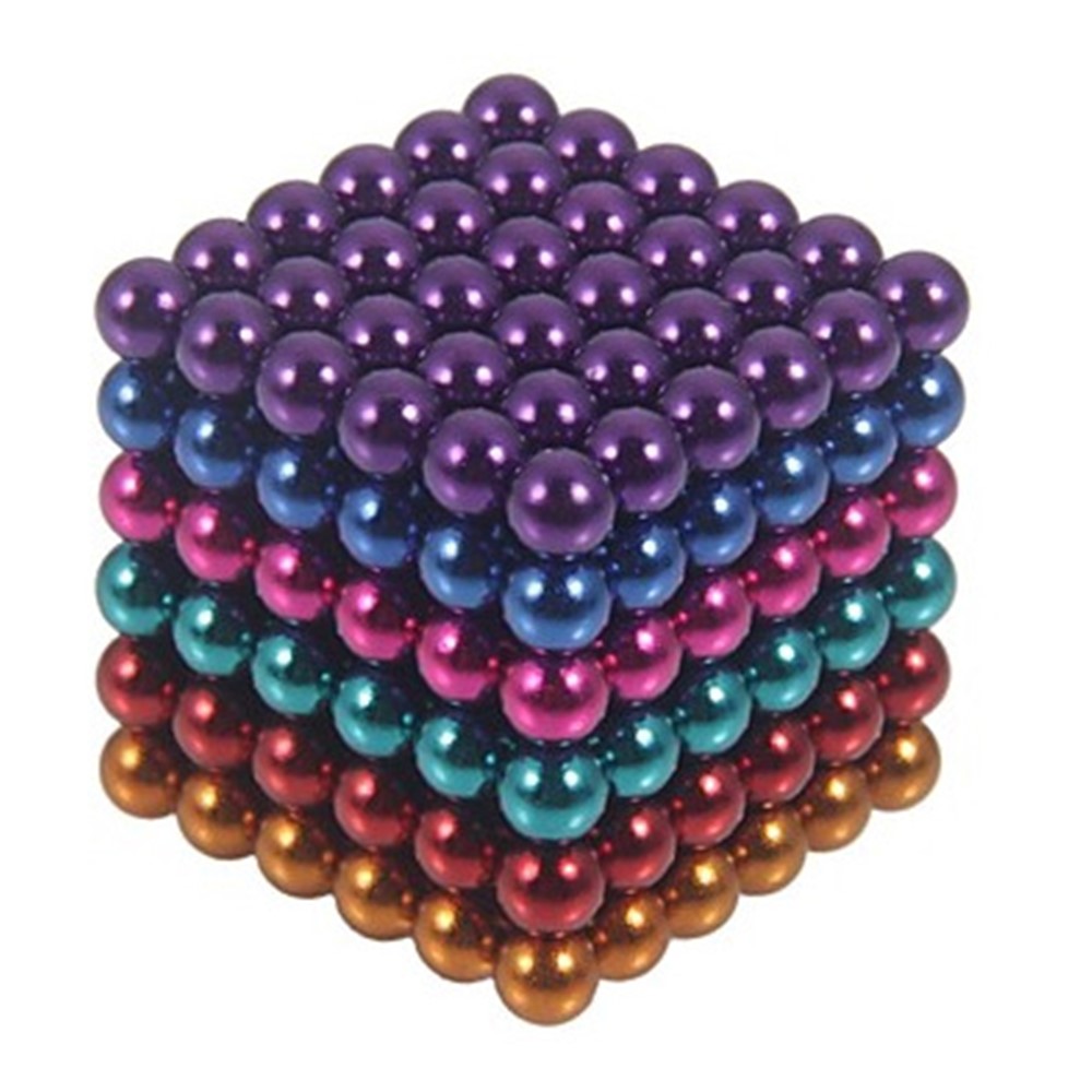 6-color 5mm DIY Magnetic Balls Magnet Buckyballs Neocube Educational Toy-5
