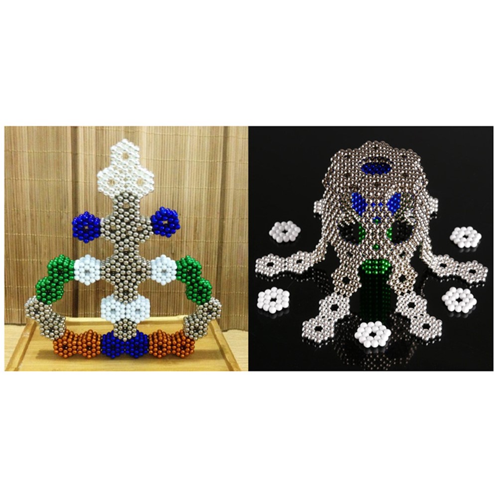 6-color 5mm DIY Magnetic Balls Magnet Buckyballs Neocube Educational Toy-6