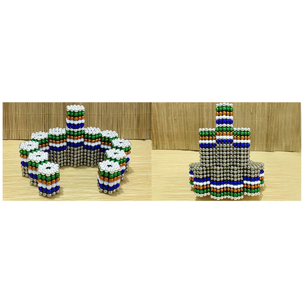 6-color 5mm DIY Magnetic Balls Magnet Buckyballs Neocube Educational Toy-7