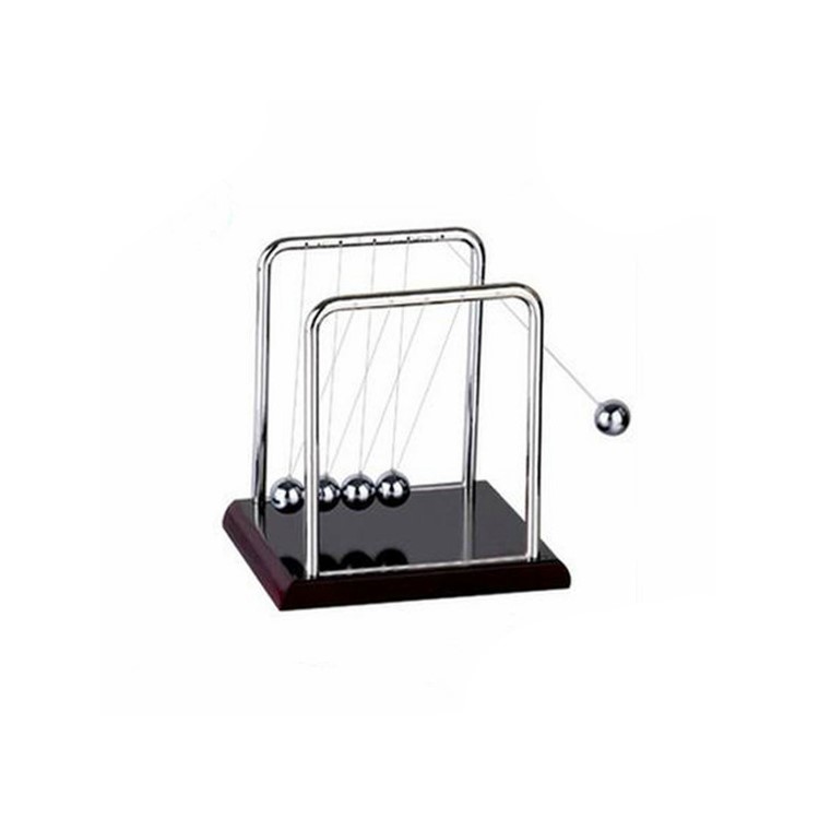 S Size Newton Cradle Balance Balls Physics Pendulum Desk Office Classic Toy-3