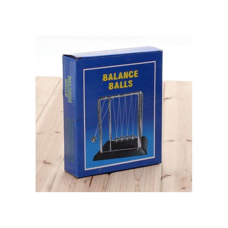 S Size Newton Cradle Balance Balls Physics Pendulum Desk Office Classic Toy-4