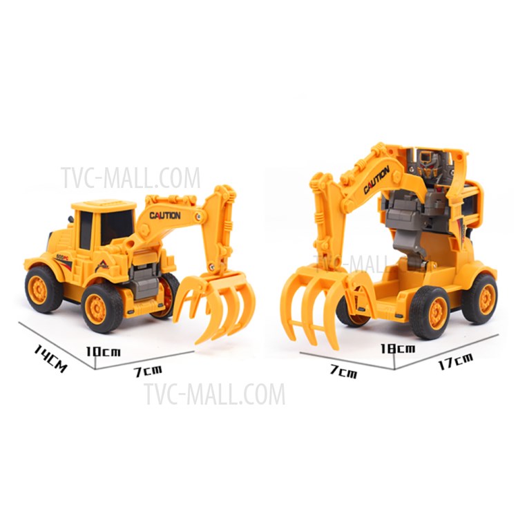 toy excavator with thumb
