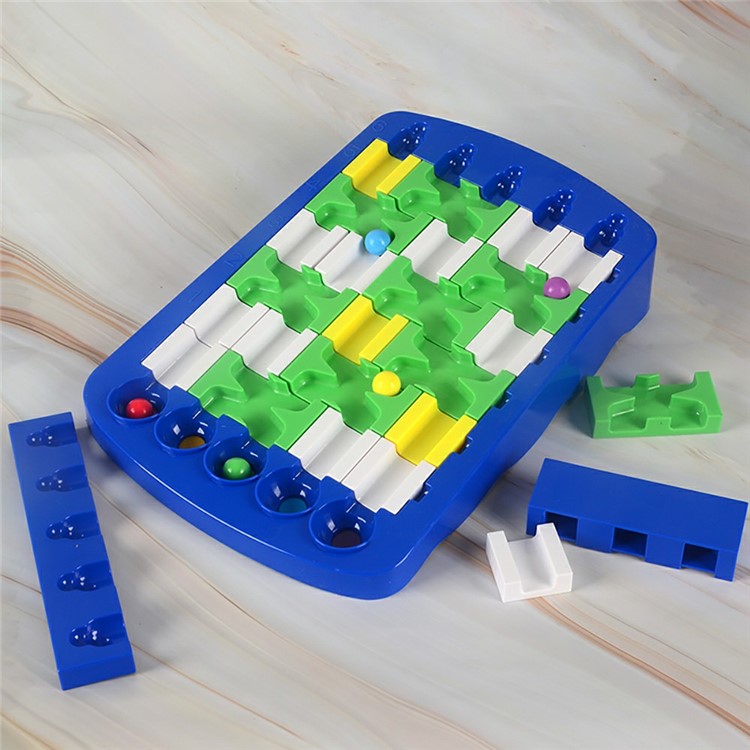 DIY Finding Routes Board Game Logic IQ Puzzle for Kids Children Labyrinth Education Toy-9