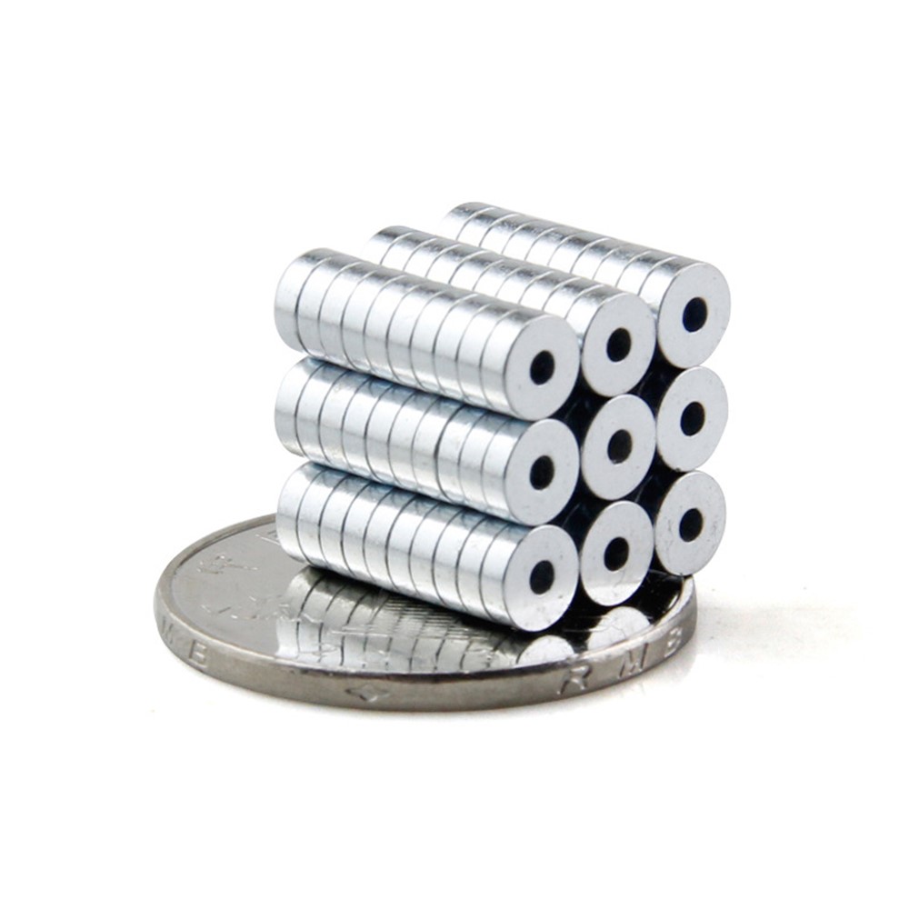 100PCS/Pack 5 x 1.5mm Neodymium Disc Countersunk Hole Magnets Round Powerful Magnets-1