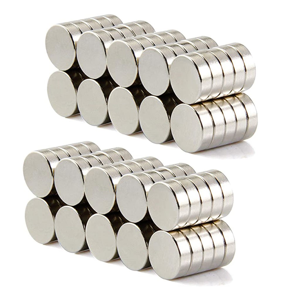 100Pcs/Set Industrial Equipment and DIY Toys Strong Suction Round NdFeB Magnet, Size: 12 x 4mm-1