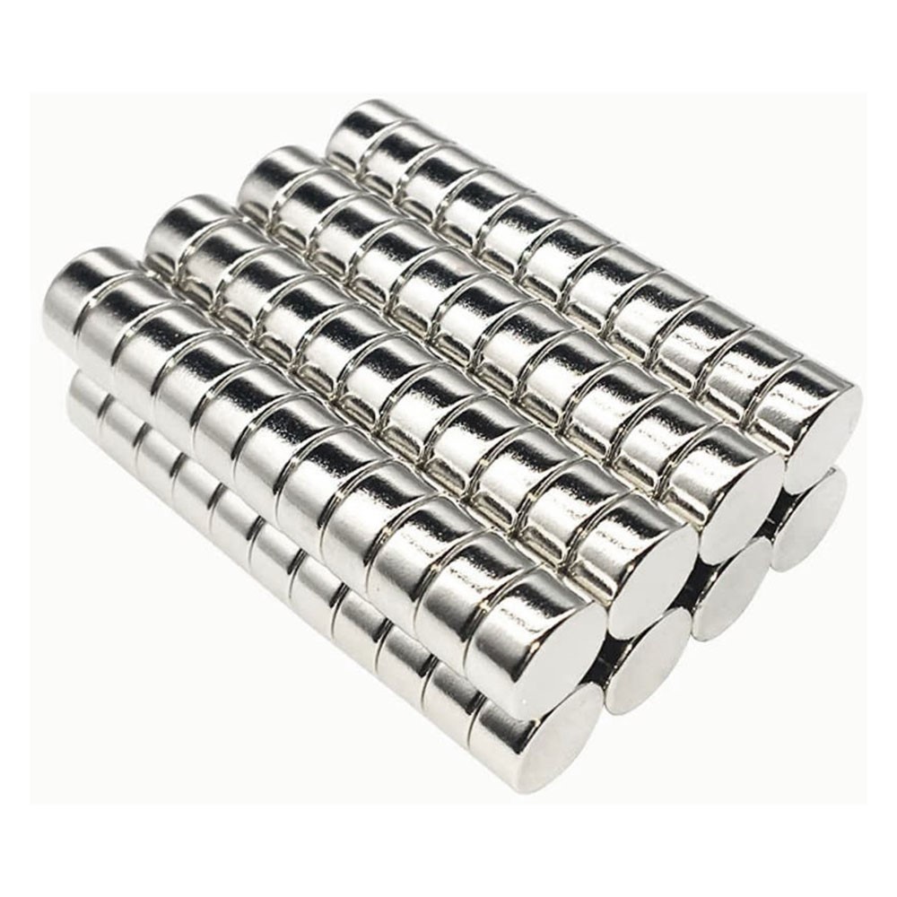 100Pcs/Set Industrial Equipment and DIY Toys Strong Suction Round NdFeB Magnet, Size: 12 x 4mm-2