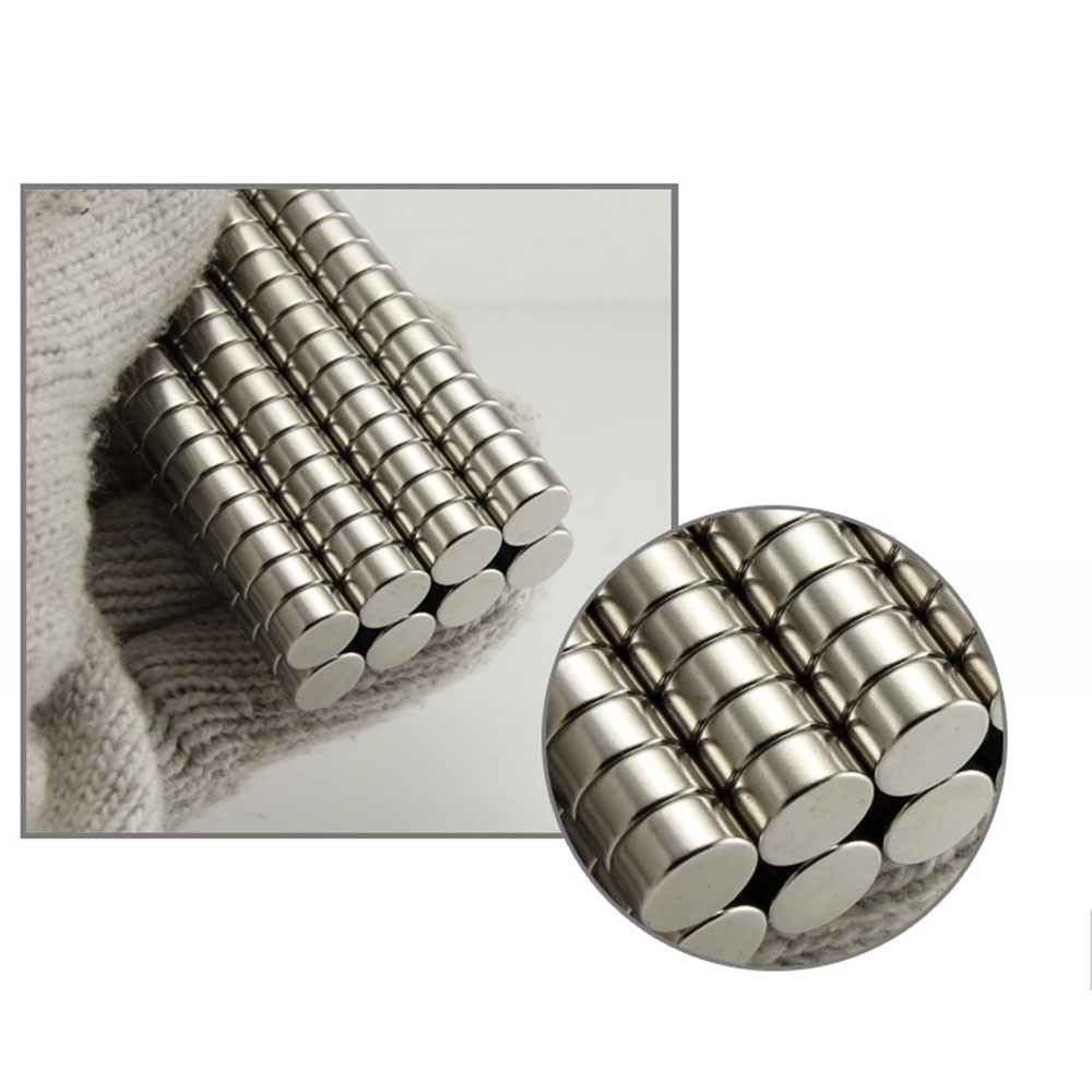 100Pcs/Set Industrial Equipment and DIY Toys Strong Suction Round NdFeB Magnet, Size: 12 x 4mm-6