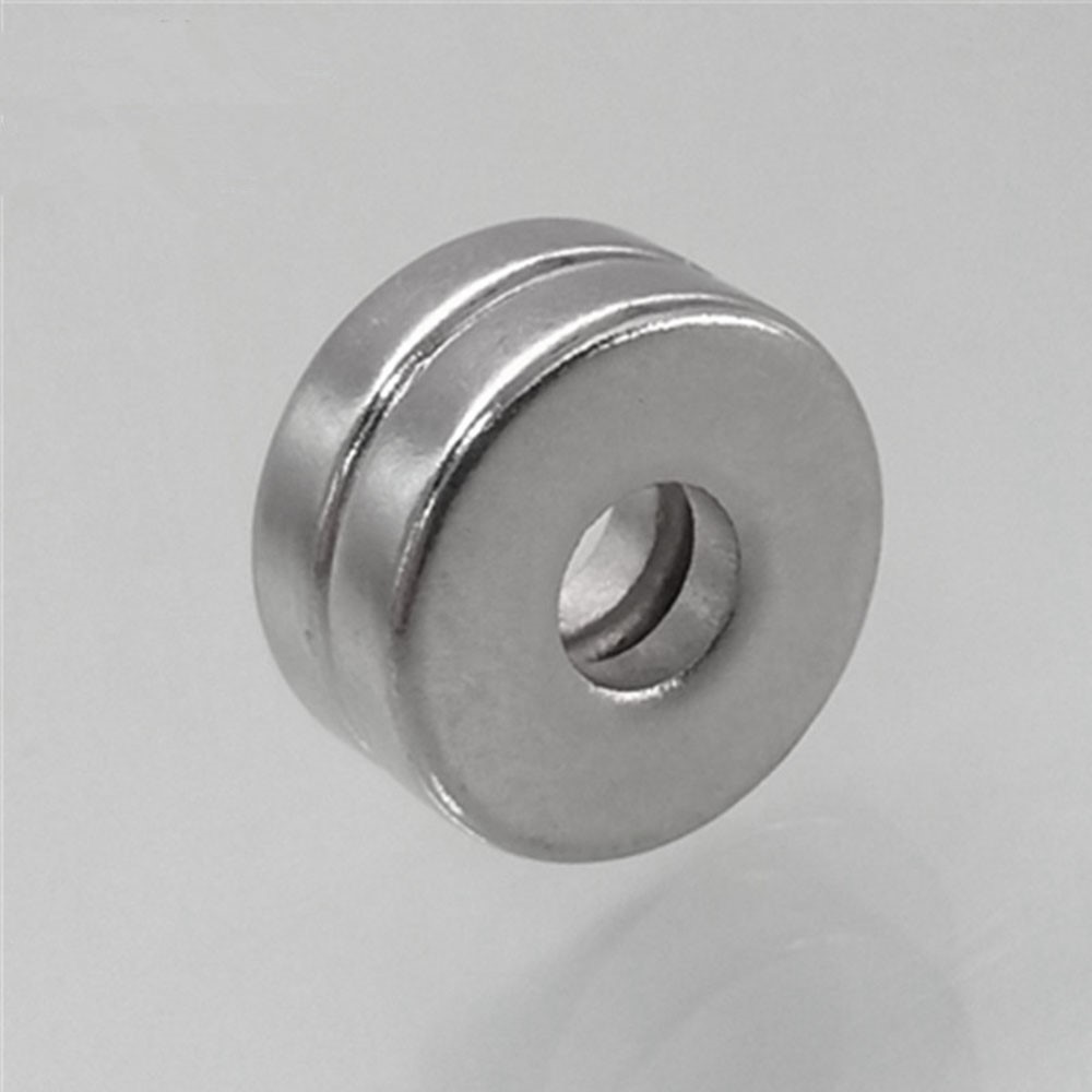 50Pcs/Set 12 x 4mm Industrial Equipment and DIY Projects Strong Suction Round Shape Hole NdFeB Magnet-9