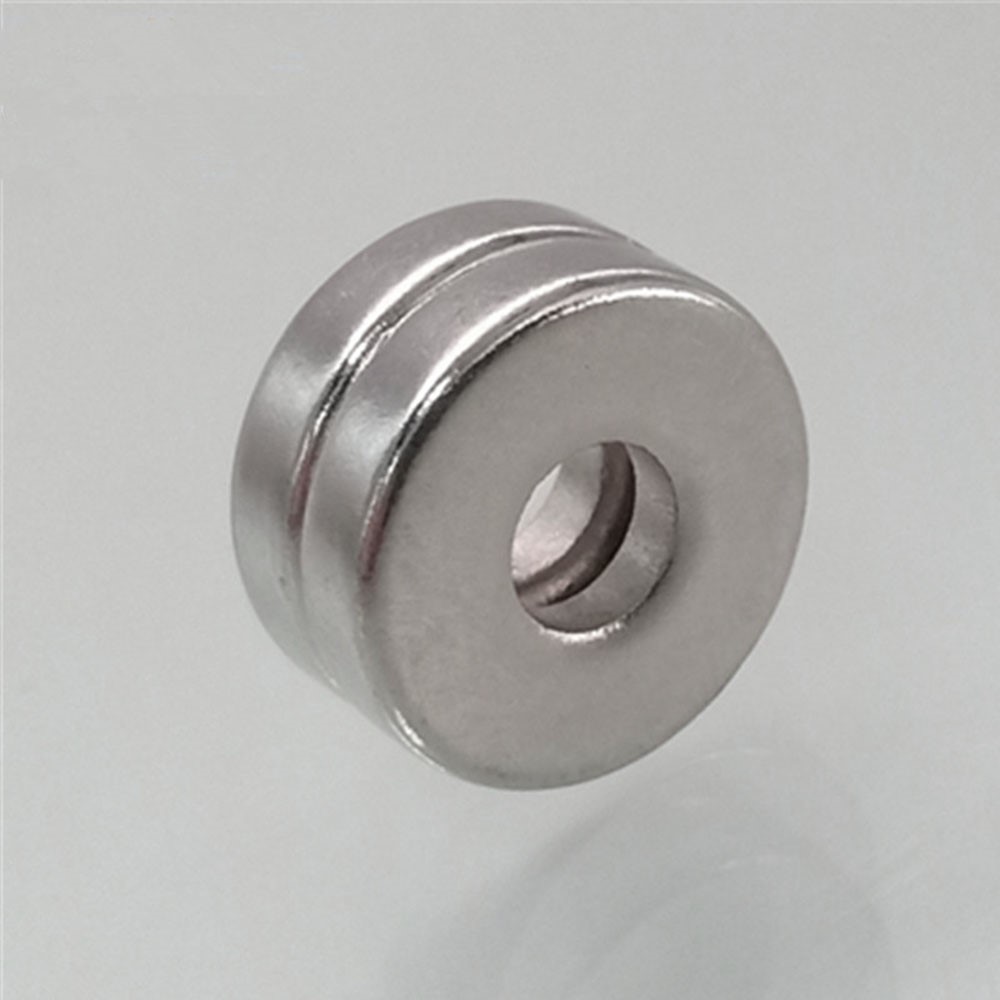 100Pcs/Set 12 x 4mm Industrial Equipment and DIY Projects Powerful Suction Round Shape Hole NdFeB Magnet-9