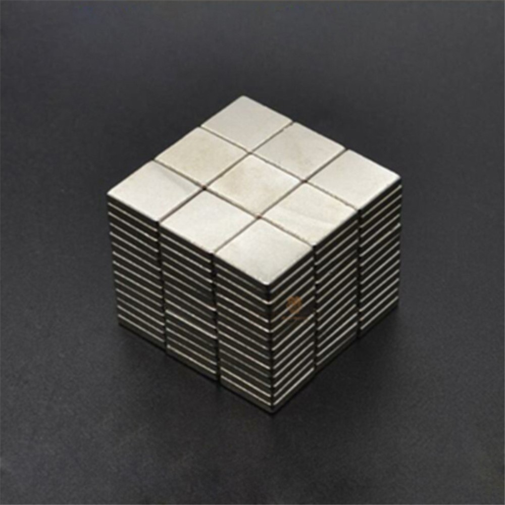 100PCS 10x10x2mm Rectangular Magnet Super Strong Magnetic NdFeB Magnet-3