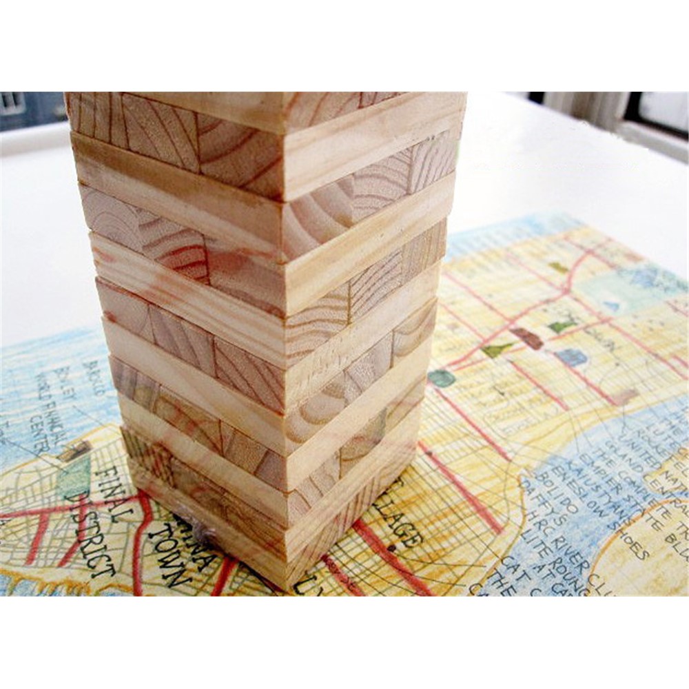 Juego Educativo Jenga Juguete DIY Para Niños - 48 Piezas-11