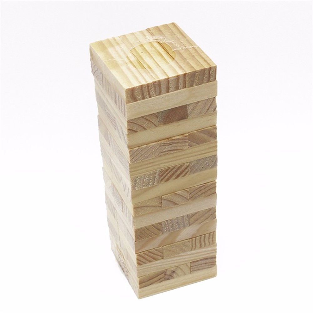 Juego Educativo Jenga Juguete DIY Para Niños - 48 Piezas-4