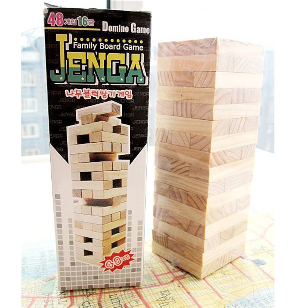 Juego Educativo Jenga Juguete DIY Para Niños - 48 Piezas-7