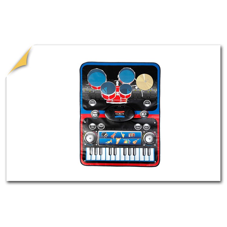 ZIPPYMAT 2-in-1 Piano Drum Kit Musical Instrument Toy Play Mat Children Gift-6