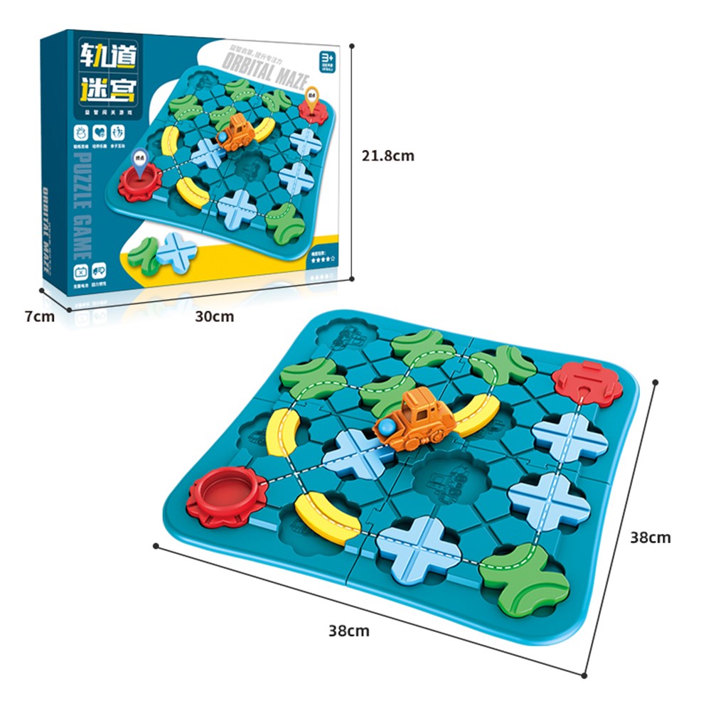 11871 Road Building Maze Car Track Toy Race Car Rail Children Maze Logic Training Educational Game Toy-5