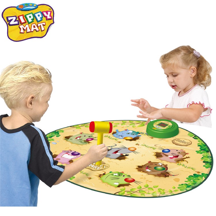 ZIPPYMAT 9789 Whack-a-Mole Scene Simulation Children Game Mat Toy-1