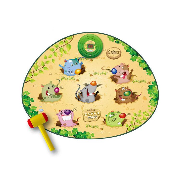 ZIPPYMAT 9789 Whack-a-Mole Scene Simulation Children Game Mat Toy-2