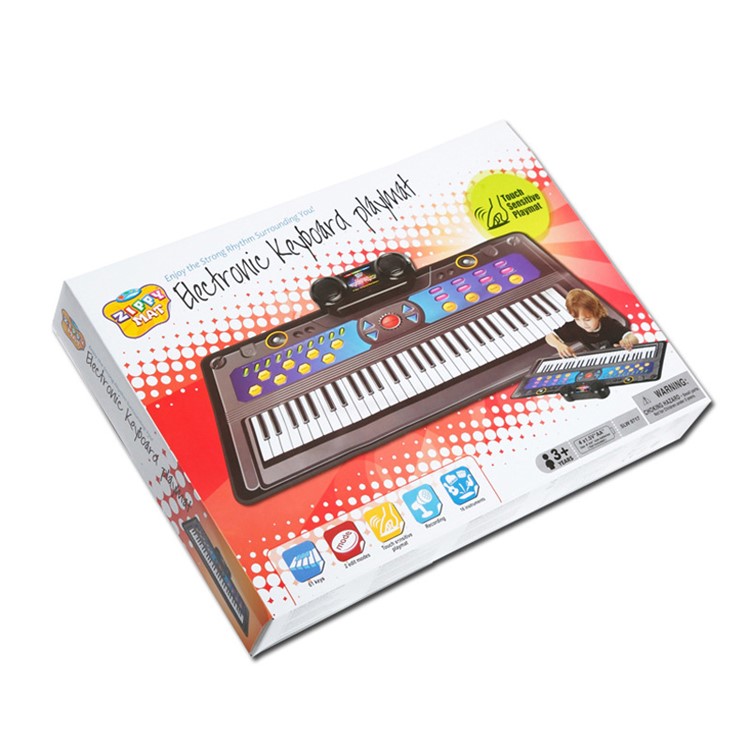 ZIPPYMAT 61 Keys Electronic Organ Piano Mat Children Early Educational Toy-5