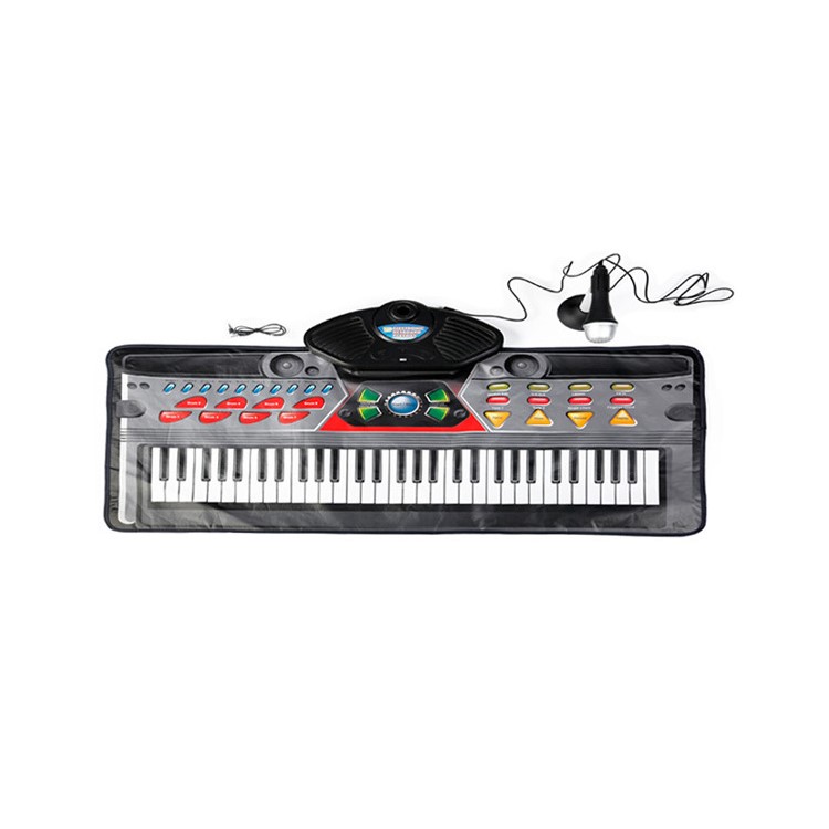 ZIPPYMAT 61 Keys Electronic Organ Piano Mat with Microphone Children Early Educational Toy-3