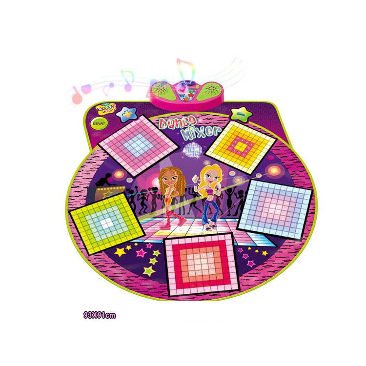 ZIPPYMAT Colorful Non-slip Dance Mat Pad Musical Equipment with MP3 Plug In-2
