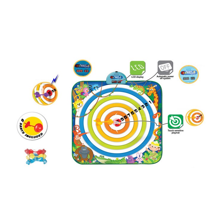 Target Playmat Darts for Kids Dart Board-4