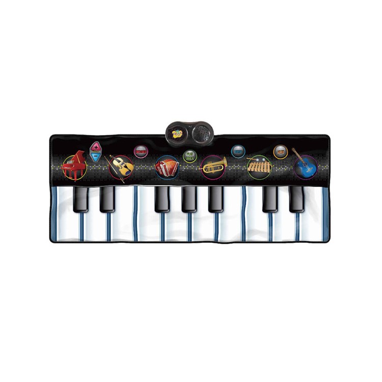 ZIPPYMAT 938 Piano Musical Mat Electronic Blanket Kids Educational Toy (CE/CCC) - Black-2