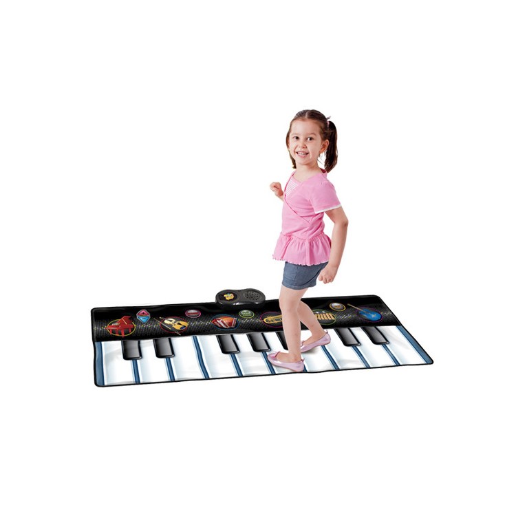 ZIPPYMAT 938 Piano Musical Mat Electronic Blanket Kids Educational Toy (CE/CCC) - Black-3