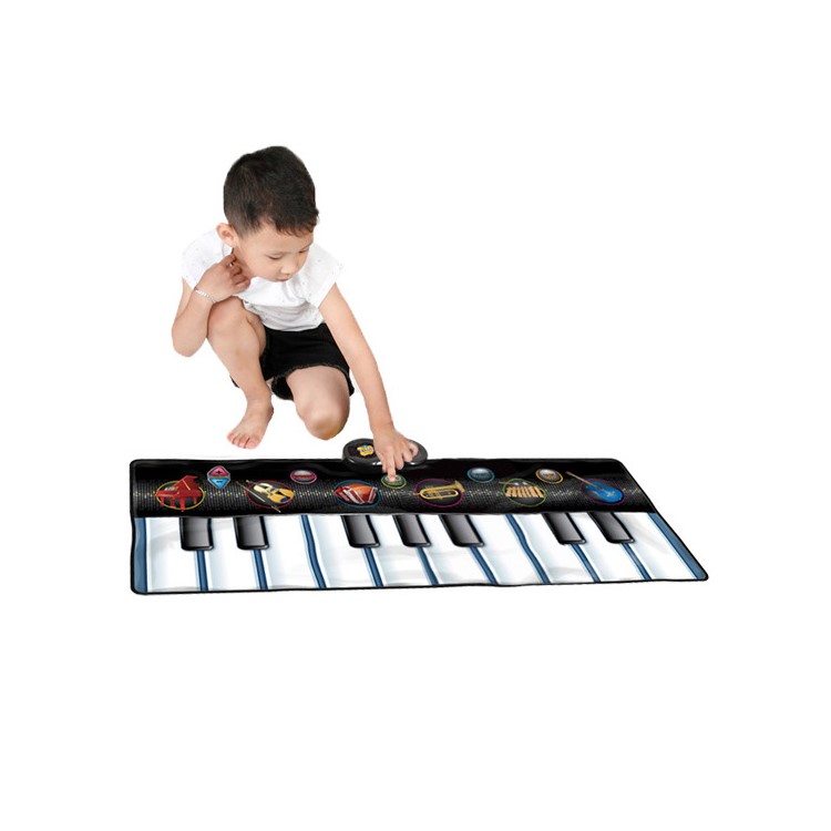ZIPPYMAT 938 Piano Musical Mat Electronic Blanket Kids Educational Toy (CE/CCC) - Black-4