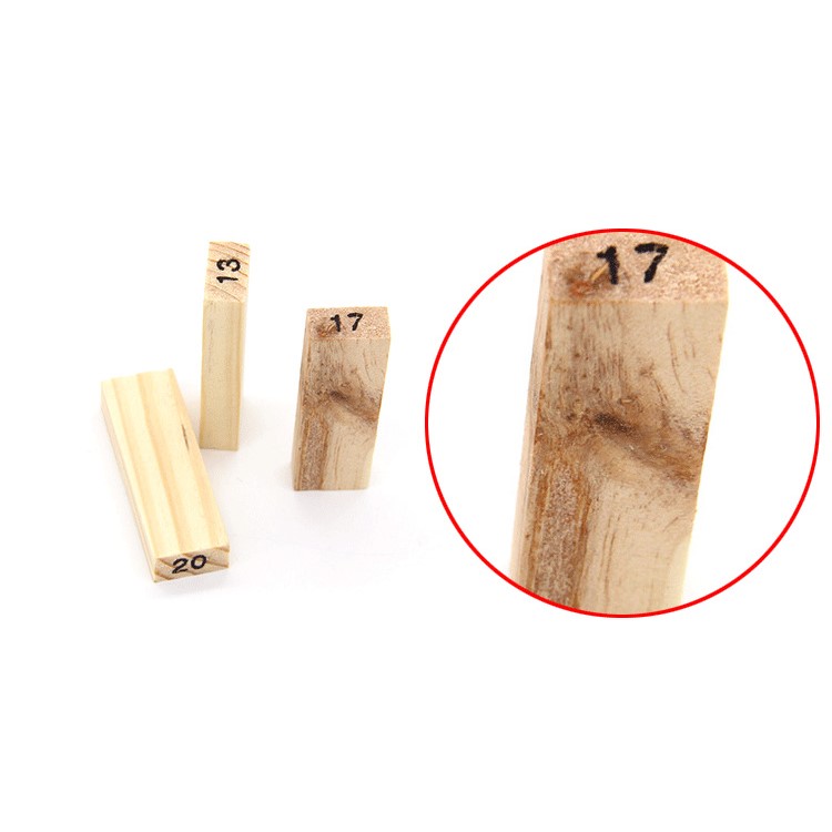 54 Pieces Natural Wood Color Jenga Timber Tower Block Stacking 54 Pieces Natural Wood Color Jenga Timber Tower Block Stacking Game 6