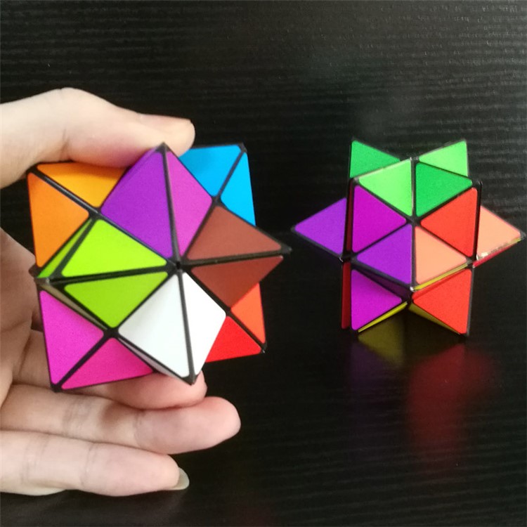 Colorful Infinity Cube Plastic Magic Cube Pressure Reduction Toy Mini Fidget Cube for Kids and Adults-4