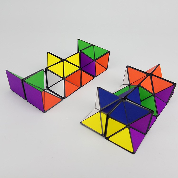 Colorful Infinity Cube Plastic Magic Cube Pressure Reduction Toy Mini Fidget Cube for Kids and Adults-6