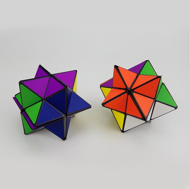 Colorful Infinity Cube Plastic Magic Cube Pressure Reduction Toy Mini Fidget Cube for Kids and Adults-7