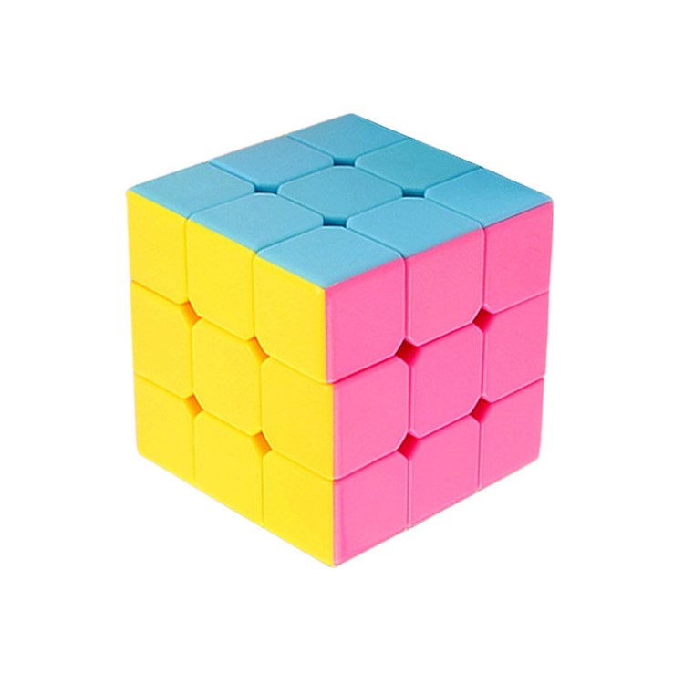 3x3 Eco-friendly Plastics Speed Cube Magic Cube Puzzle - Multi-color-3