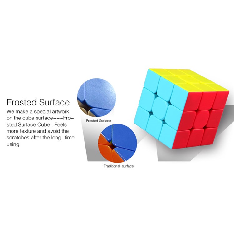 QIYI Warrior W 3x3 Sticker-less Magic Cube Puzzle Toy for Kids-6