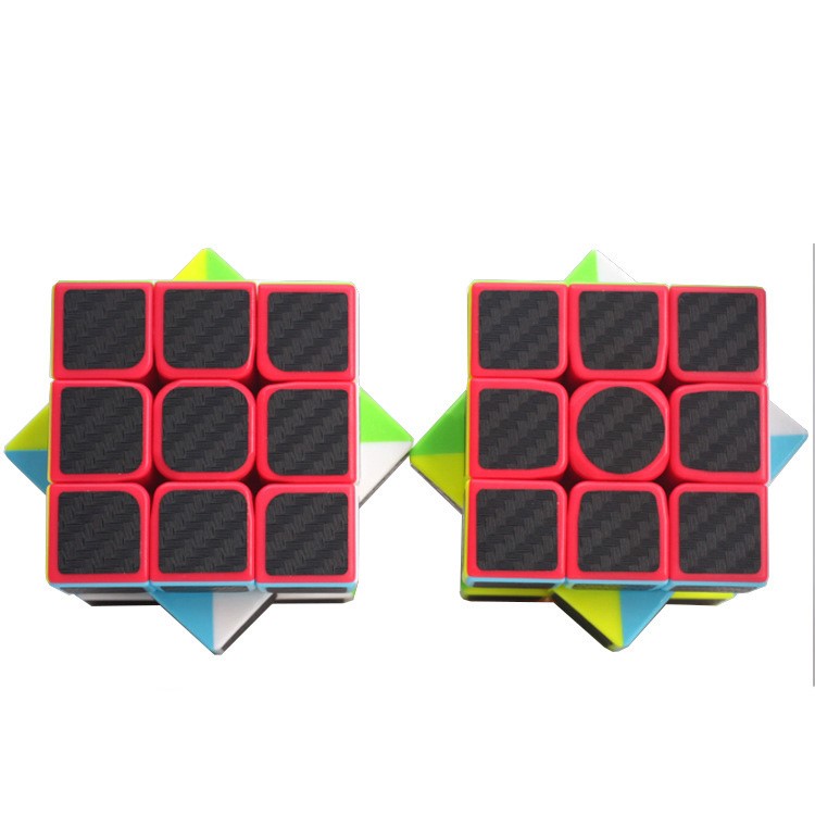ZCUBE 3x3x3 Carbon Fiber Film Magic Cube Puzzle 57mm - Circular Shaped Core-4