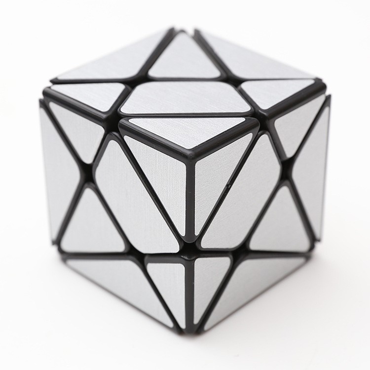 Three stages Special Shaped Magic Brushed Cube Intelligence Puzzle, Ultra-Smooth and Educational Toy - White-1