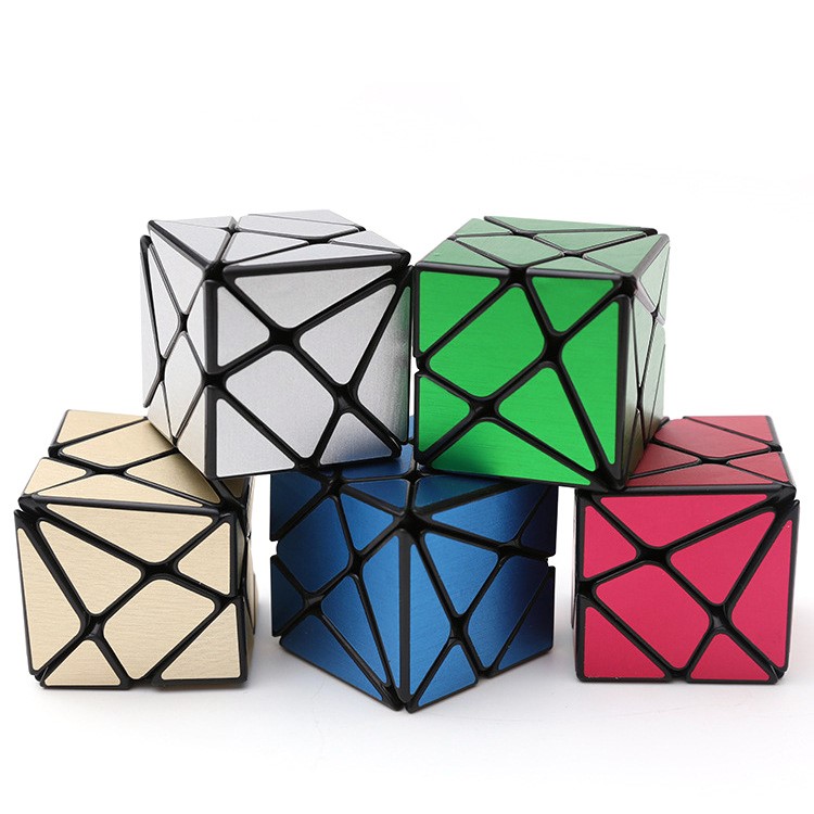 Three stages Special Shaped Magic Brushed Cube Intelligence Puzzle, Ultra-Smooth and Educational Toy - White-2