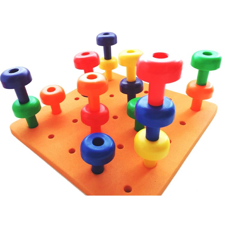 30Pcs/Set Peg Puzzle Educational Plastic Toy for Kids-2