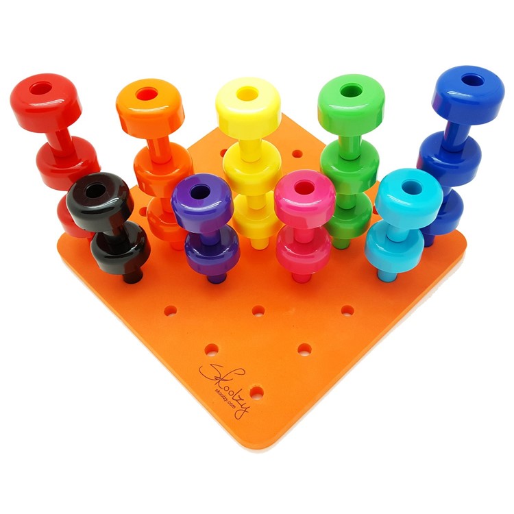30Pcs/Set Peg Puzzle Educational Plastic Toy for Kids-7