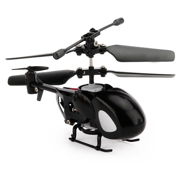 QINGSONG QS5012 Mini 2 Channel RC Helicopter RC Toys - Black-2