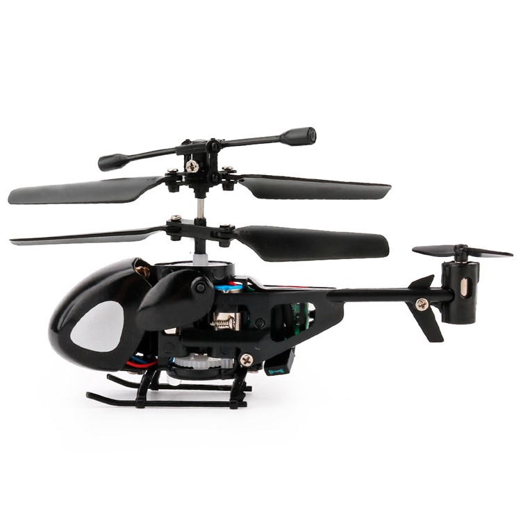 QINGSONG QS5012 Mini 2 Channel RC Helicopter RC Toys - Black-3